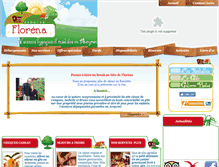 Tablet Screenshot of domaine-florena.com
